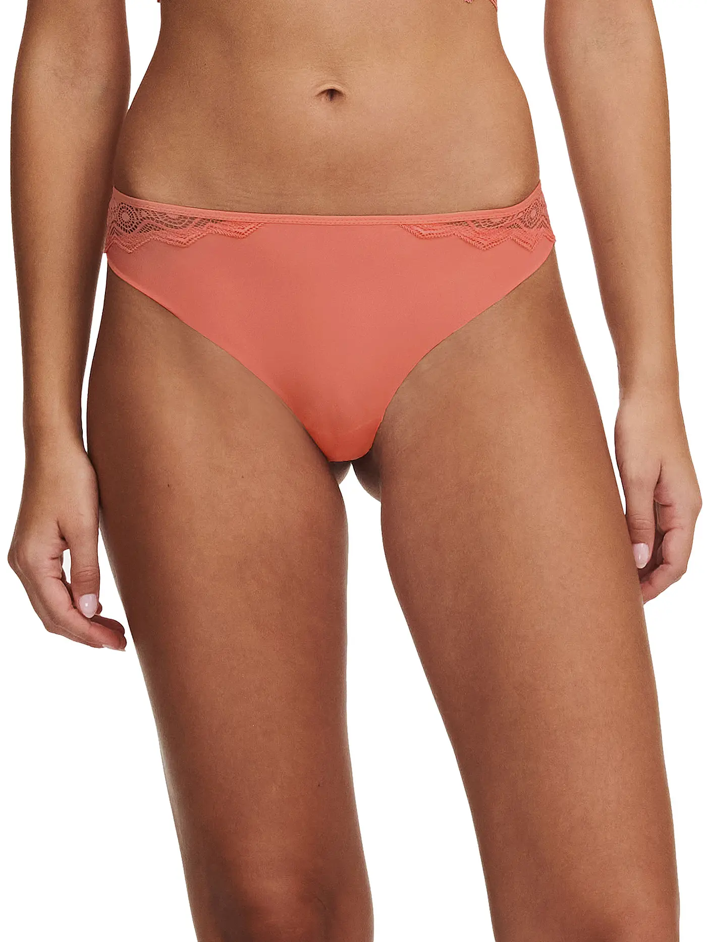 PASSIONATA | Tanga "Georgia" (Weiss) | orange